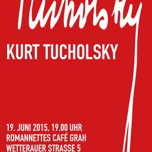 Die Remscheider SPD lädt am 19.06. um 19:00 Uhr ins Café Grah in der Altstadt in Lennep. Joe Faß liest Kurt Tucholsky.