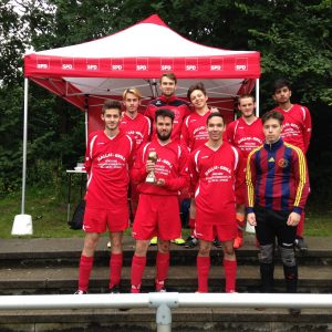 Stadtpark-Pokal 2015: die Siegermannschaft "Super Kickers".