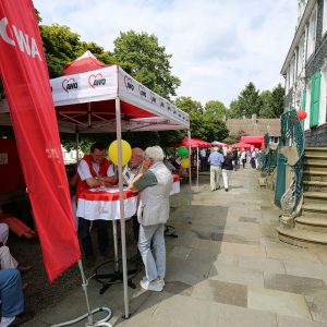 Blick auf das Familienfest der Remscheider SPD am 14.08.2016 auf dem Areal des Deutschen Werkzeugmuseums.