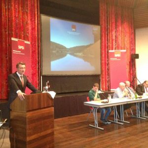Wahlkreiskonferenz in Radevormwald am 07.09.2016: Sven Wolf am Rednerpult