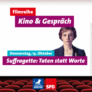 Flyer zum Film "Suffragette"