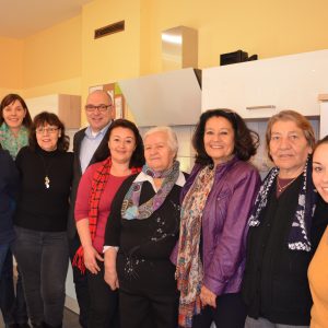 Besuchstermin der AG Migration & Vielfalt beim Tagestreff für Obdachlose am 06.12.2016.