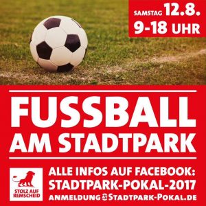 Plakat zum Stadtpark-Pokal 2017