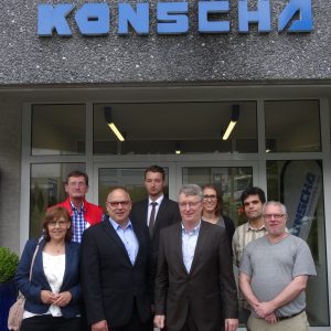 Besichtigung des Remscheider Unternehmens KONSCHA am 15.08.2017.