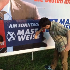 Im Einsatz für Mast-Weisz und die SPD!