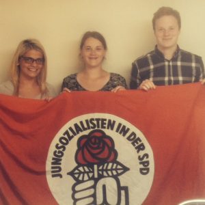 Der neugewählte Juso-Vorstand für 2014 / 2015.