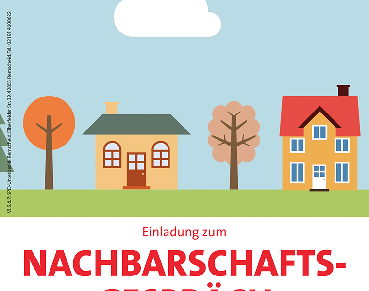 Einladung zum Nachbarschaftsgespräch